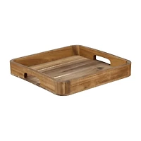 Square Acacia Wood Tray