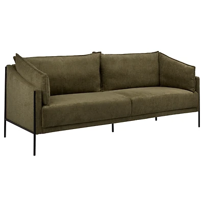 3 Seat  Green Sofa