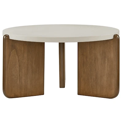 Mango Wood Veneer Coffee Table