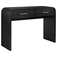 Black Console with Drawers