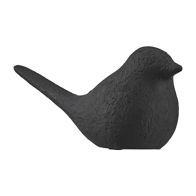 Black Ceramic Decorative Bird