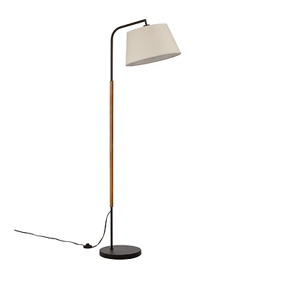 Metal & Wood Floor Lamp