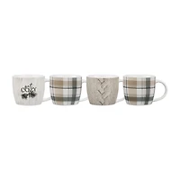 Set of 4 Get Cozy Mugs
