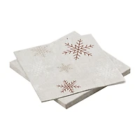 Set of 20 Snowflake Napkins