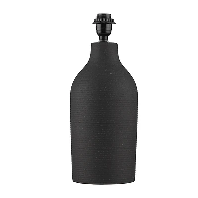 Black Ceramic Lamp Base