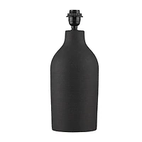 Black Ceramic Lamp Base