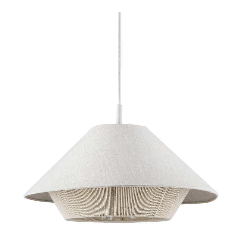 Linen and Rope Ceiling Lamp