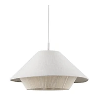 Linen and Rope Ceiling Lamp