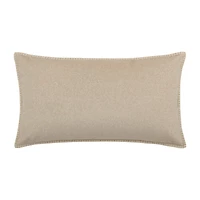 Beige Waverly Decorative Lumbar Pillow