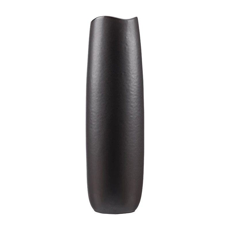 Uneven Black Vase