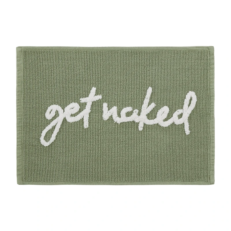 Green Get Naked Bath Mat