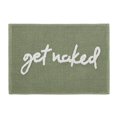 Green Get Naked Bath Mat
