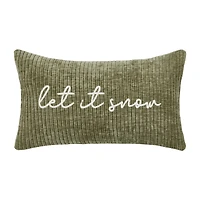 Kyan Let It Snow Lumbar Pillow