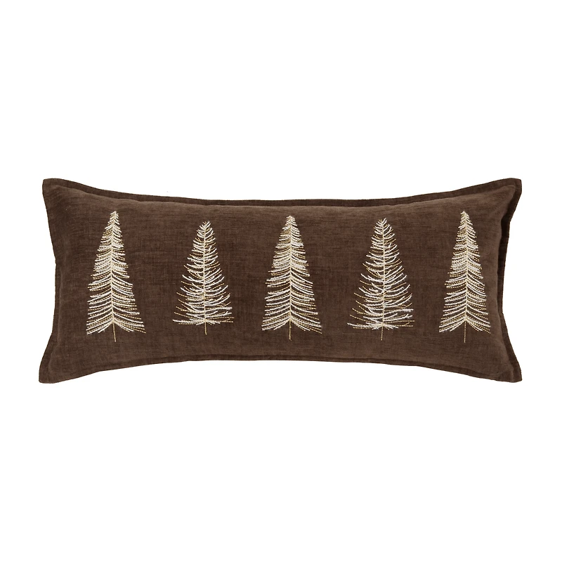 Adriel Trees Velour Decorative Pillow