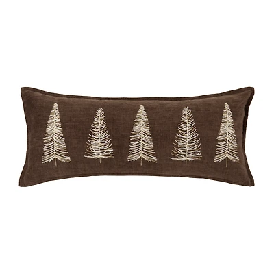 Adriel Trees Velour Decorative Pillow