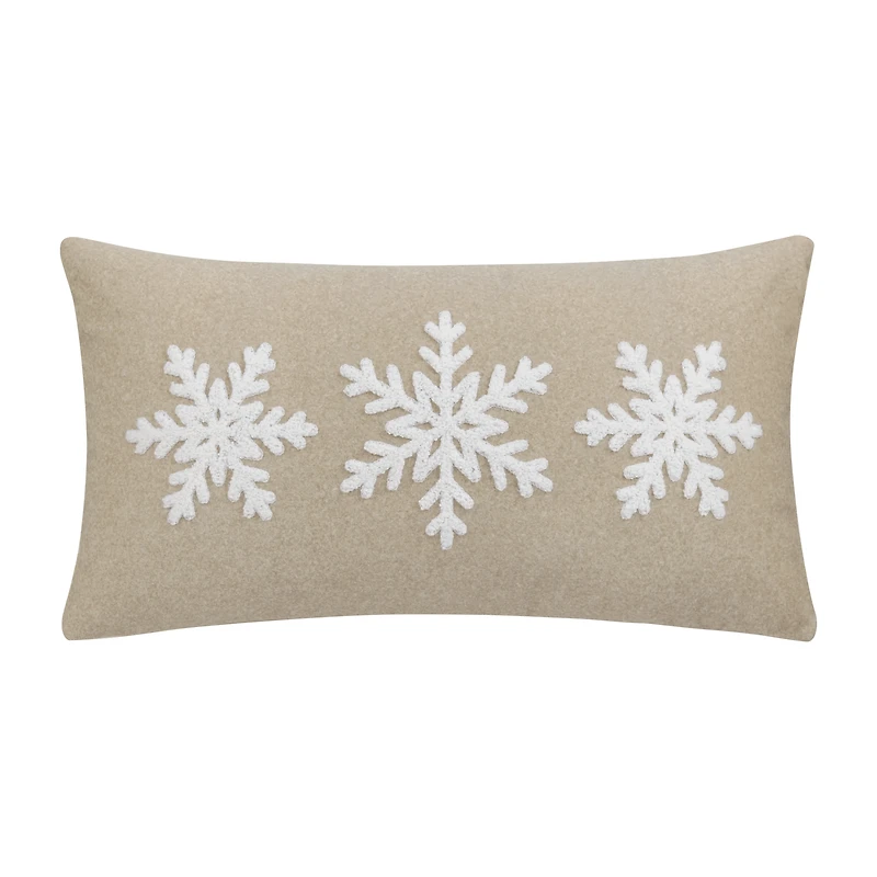 Leanie Snowflake Lumbar Pillow
