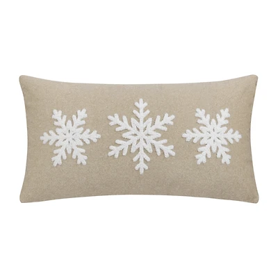 Leanie Snowflake Lumbar Pillow