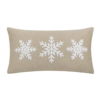 Leanie Snowflake Lumbar Pillow