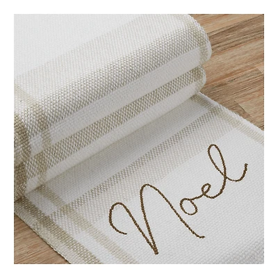 Noel Plaid Table Runner