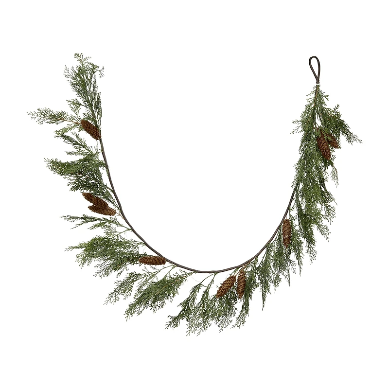 LED Cedar Pine Garland