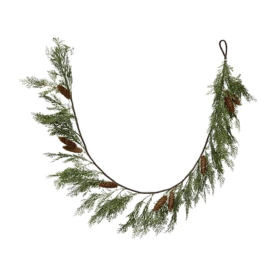 LED Cedar Pine Garland