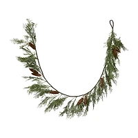 LED Cedar Pine Garland