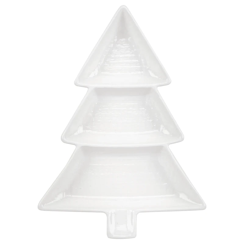 Tree Sectional Serving Plate