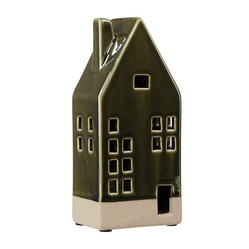 LED Mini Ceramic House