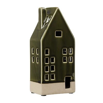 LED Mini Ceramic House
