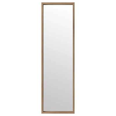 Full-Size Mirror with Wood Frame