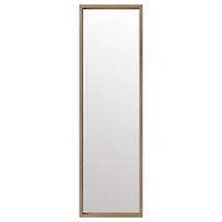 Full-Size Mirror with Wood Frame