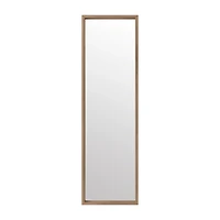Full-Size Mirror with Wood Frame