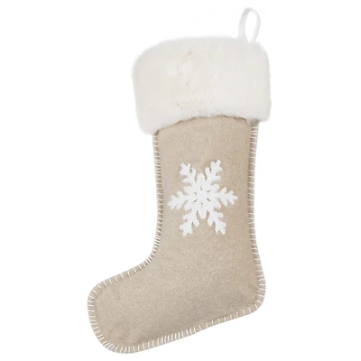 Fogo Snowflake Xmas Stocking