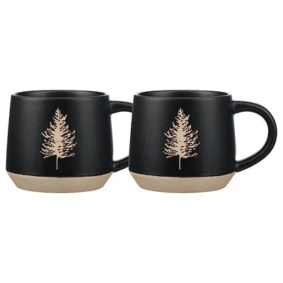 Set of 2 Ceramic Mugs
