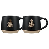 Set of 2 Ceramic Mugs