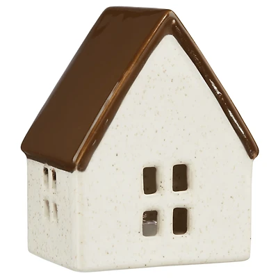 LED Short Ceramic Decorative House