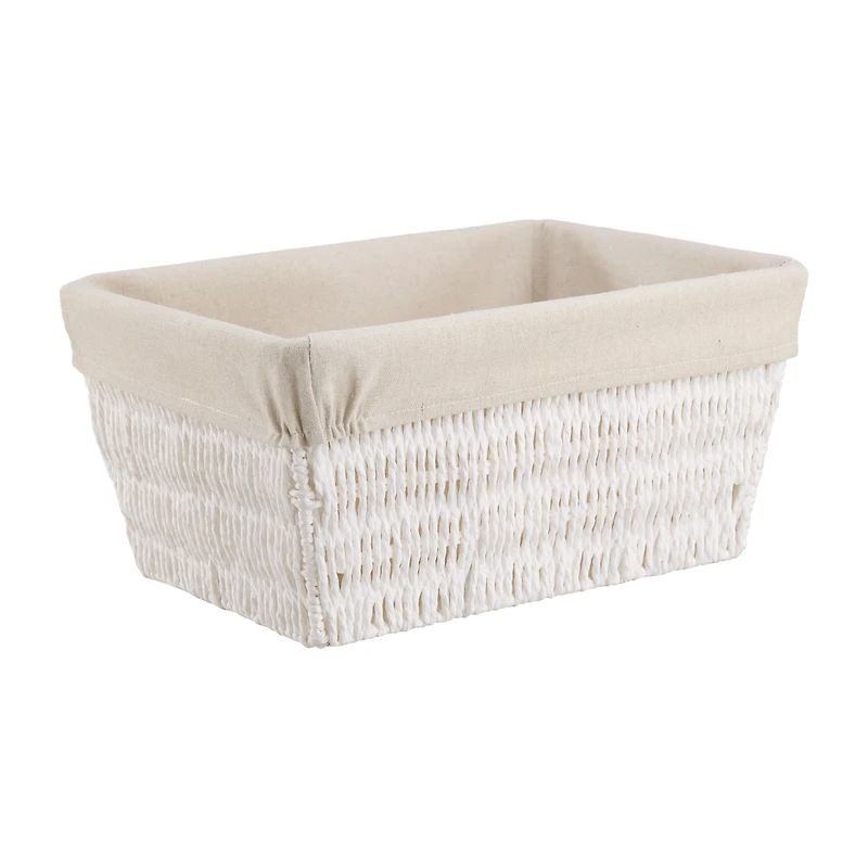 Basket With Linen Lining