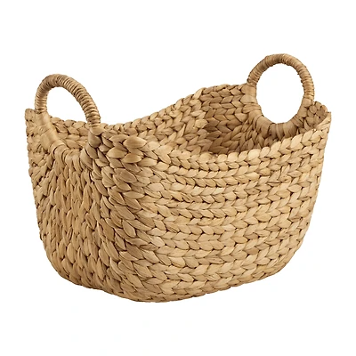 Water Hyacinth Basket with Handles