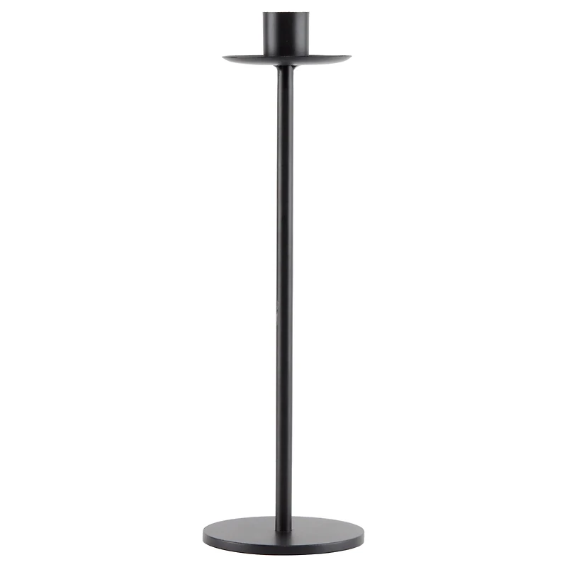 Medium Black Iron Taper Candle Holder