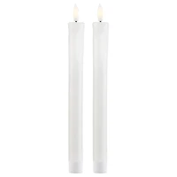 Set of 2 Flameless Taper Candles
