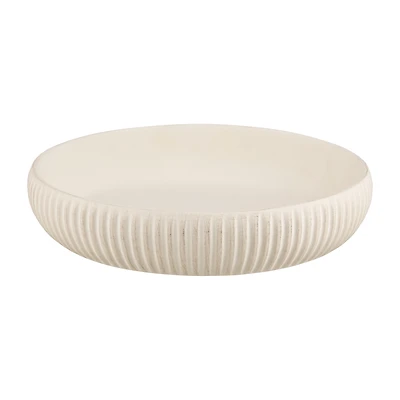 Ribbed Ceramic Bowl