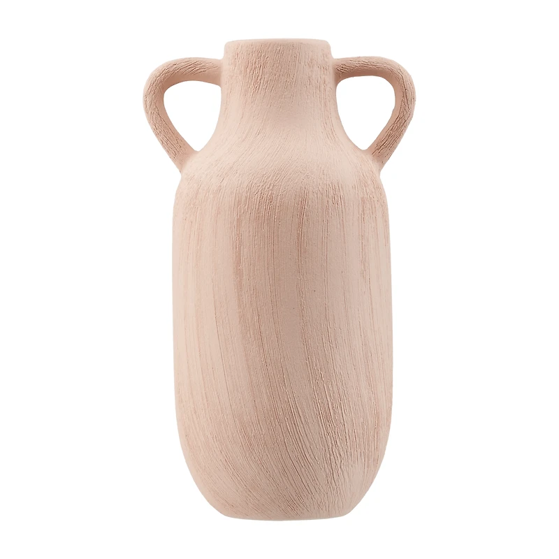 Ceramic Red Vase with Handles