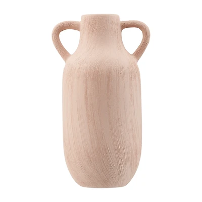Ceramic Red Vase with Handles