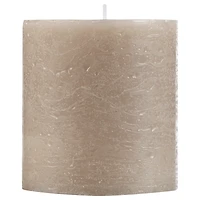 Sand Marled Pillar Candle