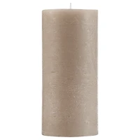 Sand Marled Pillar Candle