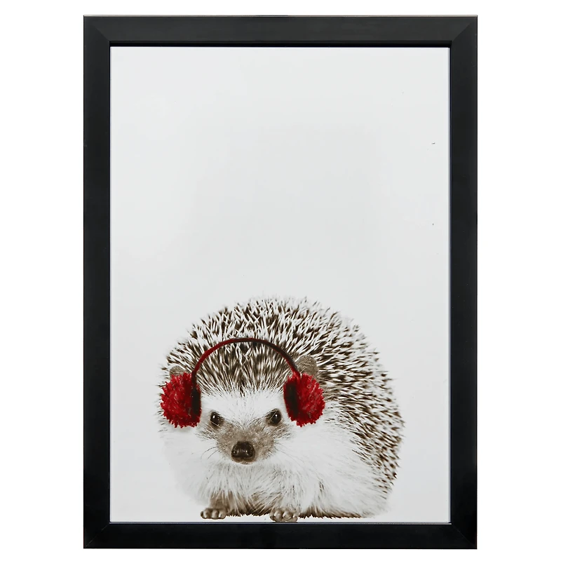 Hedgehog Canvas Framed Art