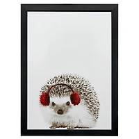 Hedgehog Canvas Framed Art