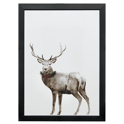 Deer Canvas Framed Art