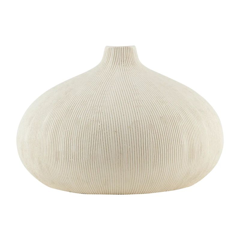 Low and Wide Ceramic Vase