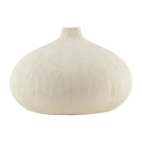 Low and Wide Ceramic Vase